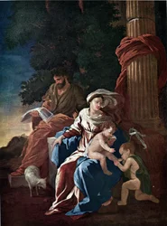 Die Heilige Familie mit Johannes dem Täufer
